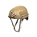 Outry Tactical Fast Helmet, Adjustable ABS Helmet with Side Rails and NVG Mount, Fast Ballistic Helmet for Airsoft Paintball Hunting Shooting Outdoor Sports (Tan)