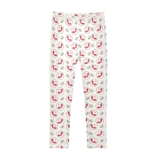 Girls Leggings Telephone Icon Toddler Girls Clothes Leggings for Girls Toddler Girls Leggings 3-4T