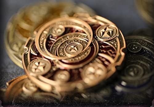 Miniatura 8 de KEYFORGE - Indicador de metal para juego de mesa, moneda de metal de fantasía (3 piezas por juego)