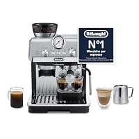 De'Longhi LA SPECIALISTA ARTE EC9155.MB Macchina da caff&egrave; Manuale, 3 Ricette Preimpostate, Controllo Attivo della Temperatura, 8 Livelli di Macinazione, Lancia MyLatte Art, incluso KIT BARISTA, Nera