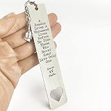 George R.R.Martin with Knowledge Quote, Engraved Bookmark for Women,Men, Book Lover, Bookworm, Book