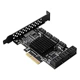 SHINEOFI Carte Contrôleur 3.0 10 Ports Pci-e X4 pour Ordinateur De Bureau, Transmission R...