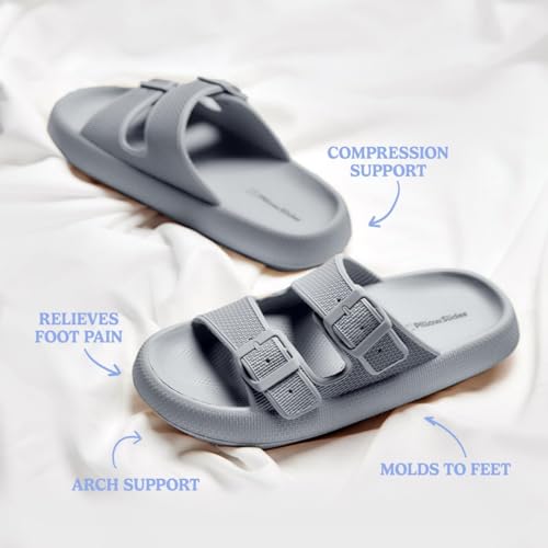 Pillow Slides Women's and Men's Pillow Sandals | Extremely Comfy | Ergonomically Designed | Cushioned Sole | Easy Clean | Lightweight3