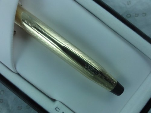 Bolígrafo Rollerball Cross Century Oro 10k Made in USA miniatura 2