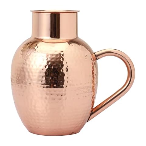 Pure Copper Water Jug and Bowl Set Cover