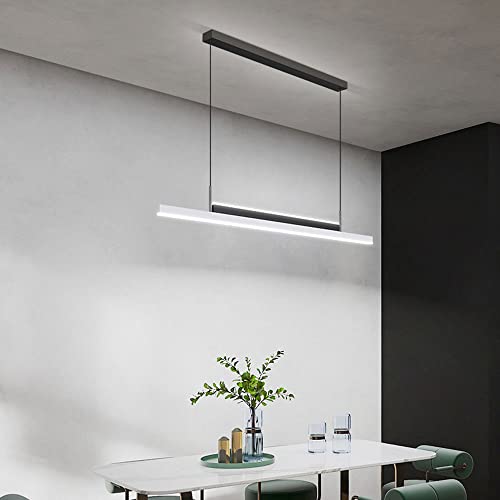 Lampe suspendue moderne longue bande pour illuminer vos repas en famille