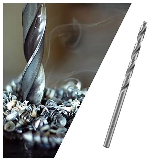 High Speed Steel Twist Drill Bits, Special Grinding Blade Design, Smooth Chip Removal, Round and Straight Handle, for Aluminum, Wood, Plastics Drill Jobs (Specification 2.5mm)