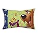 Everything Kids Scooby Doo - Scooby Dooby Doo Blue, Green, Brown & Orange 4Piece Toddler Bed Set - Comforter, Fitted Bottom Sheet, Flat Top Sheet, & Reversible Pillowcase, Blue, Green, Brown, Orange (Model: 2619416P)