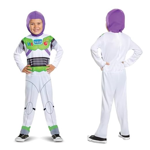 Disney Pixar - Disfraz Buzz Lightyear Oficial - Disfraz Niños de 3 a 8 Años - Tallas XS, S, M