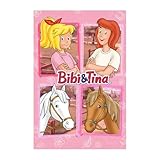 Spreadshirt Bibi und Tina Kachel Poster 20x30 cm, One size, 
