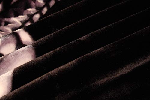 Crover 3K-H6E0-4Fgf Korean Solaron Super Thick Mink Blanket (King, Dragon Black), Multicolor #TOP4