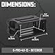 Gator Cases Pro Series Rotationsgeformtes 4U-Rack-Gehäuse mit flacher 13-Tiefe; hergestellt in den USA (G-PRO-4U-13)