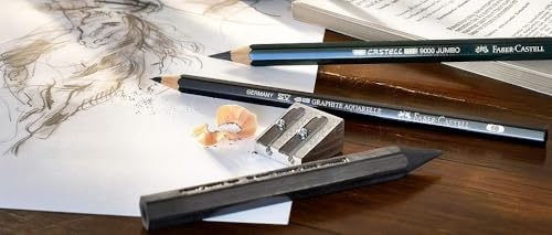 Set 5 Lápices Grafito Jumbo Faber-Castell Castell 9000 miniatura 4