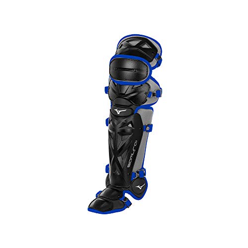 Mizuno Samurai Adult Baseball Boxed Catcher\'s Gear Set , Black-Royal, 15\" Men\'s Adult - Thumbnail 6