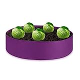 AXABING Extra Large Fabric Raised Planting Bed Round Raised Planter Grow Bag Garden Bed Bag Vegetabl