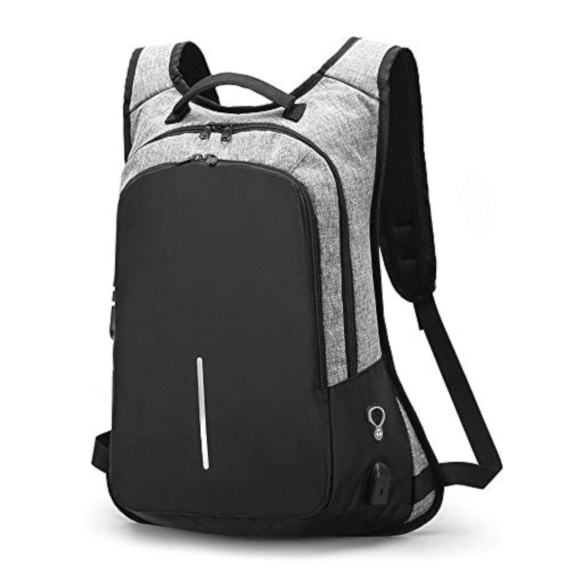Business Men's Shoulder Bag with USB Charging