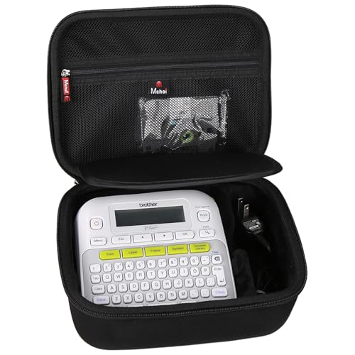 Mchoi Capa rígida portátil adequada para máquina de etiquetas Brother P-Touch PTD210/PTD220, capa pr