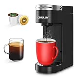 CHULUX Single Serve Coffee Maker KCUP Pod Coffee Brewer, Single Cup Coffee Machine Mini 3 in 1 for K