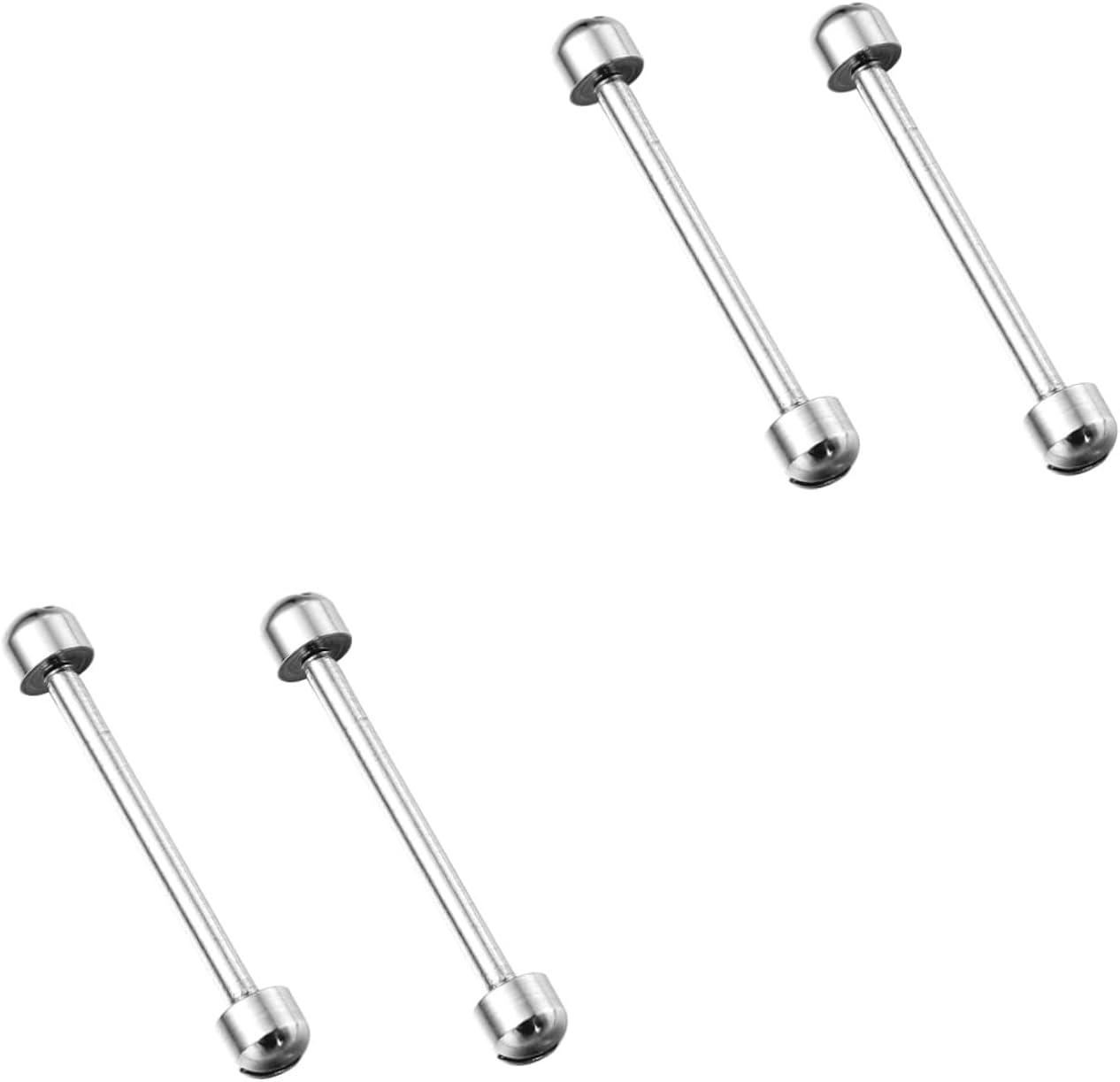 Mikikit 4 Piezas De Herramientas De Relojero Varillas De Reloj Color Tornillo Orejeta Relojero Pasadores De Rosca Mm/Mm/Mm Correa De Enlace Diámetro De La Varilla Banda De