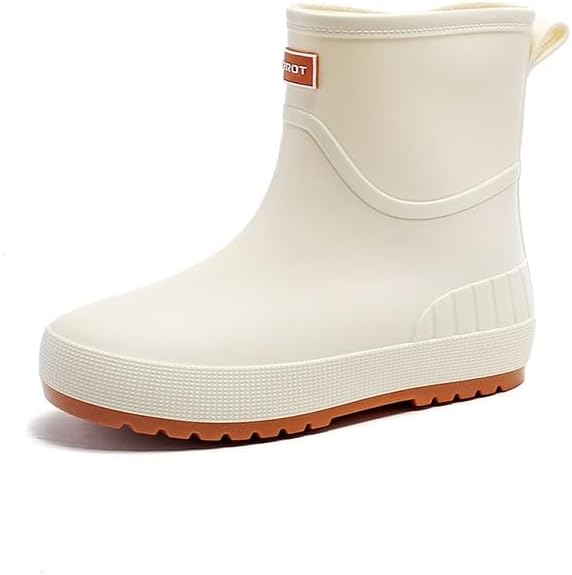 DDWRGD - Botas de lluvia para mujer, impermeables, botas de lluvia cortas para mujer, zapatos de jardín impermeables