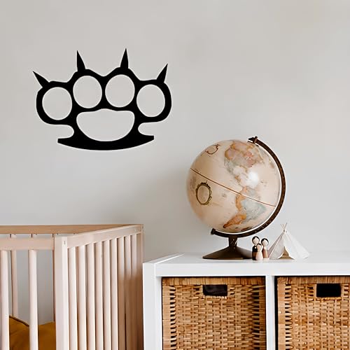 Image of GADGETS WRAP Wall Decals Vinyl Wall Stickers Knuckles Spikes Combat Knuckles Graphic 29 CM (Spiked)