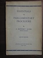 Essentials of Parliamentary Procedure B004STPLDU Book Cover