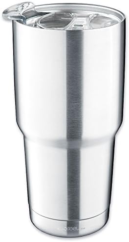 Isosteel Vacuum Travel Mug, Stainless Steel, Silver, 10 x 15 x 20 cm