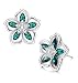 Sllaiss Cherry Stud Earrings for Women Made with Swarovski Crystals Cute Flower Earrings Hypoallergenic Jewelry Gift
