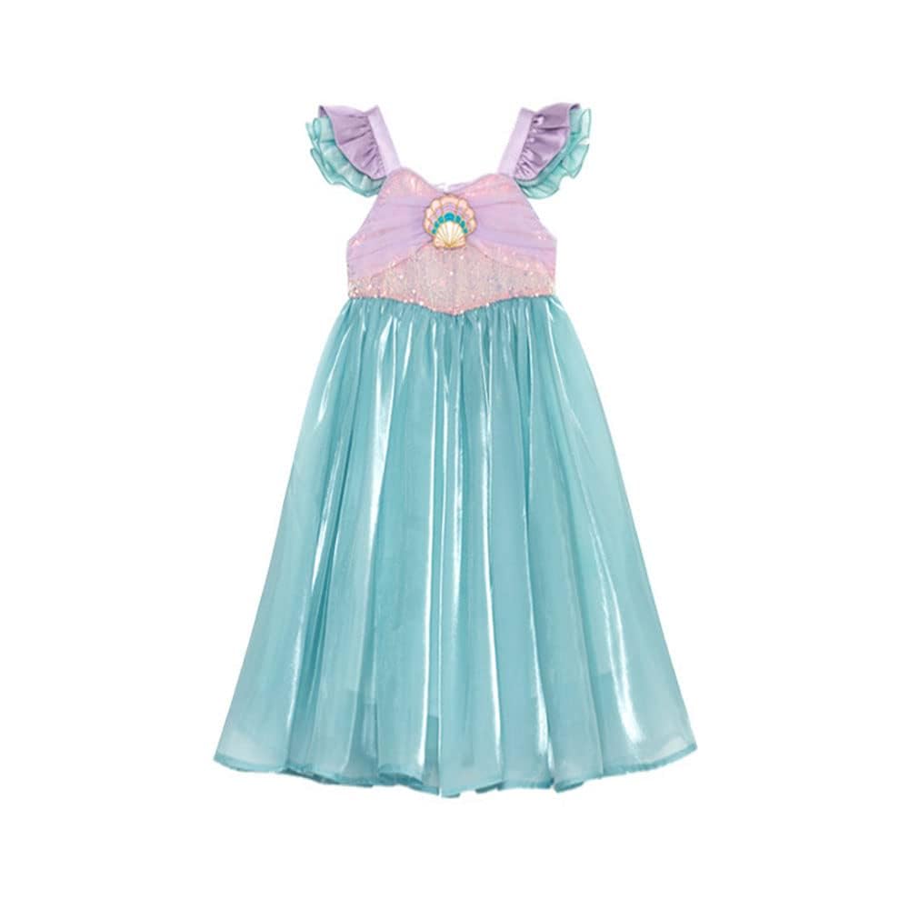 Mermaid Birthday Dress For Girls Toddler Princess Dress Up Themed |  Desertcart Aruba
