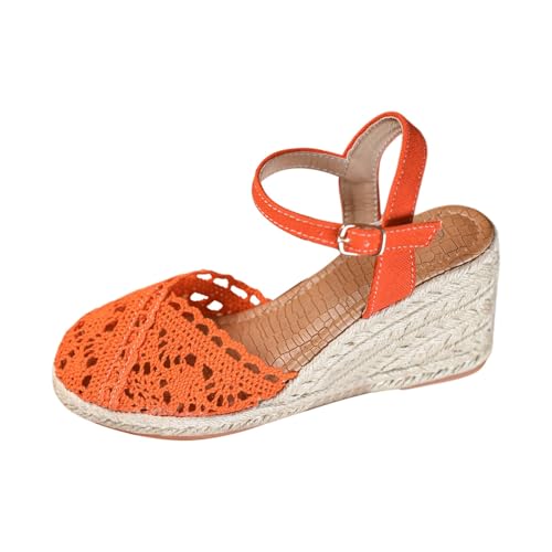 Sandales espadrilles bout fermé avec sangle pour un maintien léger
