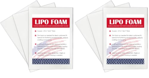 Image of 6 Pack Lipo Foam Pads - Post Surgery Ab Board Liposuction Surgery