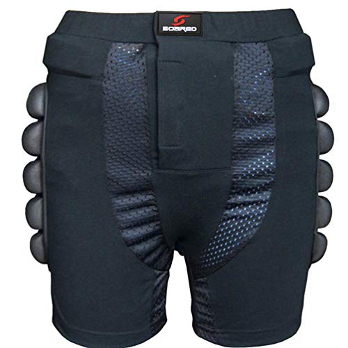 Bermuda de proteção de quadril de 2,5 cm da Besportble, short de proteção no gelo, esqui, snowboard