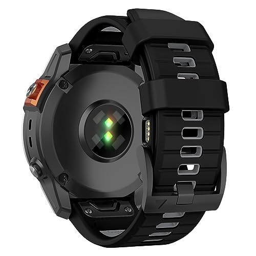 MYSNBKN 26mm Quick Fit Strap for Fenix 8 51mm/Fenix 7X Pro/Fenix 7X/Fenix 6X/Fenix 6X Pro/Fenix 5X/Fenix 5X Plus/Fenix 3/3 HR