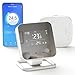 Wireless Smart Thermostat with Receiver, for Water Underfloor Heating and Gas Boiler, Central Heating Controller,Wifi Room thermostat Digital, Boiler and Hot Water Control via Tuya App&Smart Speaker