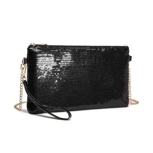 Miss Lulu Bolso de Mano de Mujer - Bolsos de Fiesta Mujer con Purpurina Fina- Bolso Boda para Ceremonias, Bodas, Evento, Cita, Fiesta Cócteles | Ya disponible en tu tienda friki favorita! En mundofriki.es!