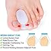 Povihome 10 Pack Toe Spacers Separators, Bunion Corrector Gel Orthotics (1/2'' Thick) for Bunion, Overlapping Toes - L Size