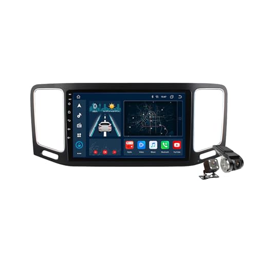 Radio 2 Din para VW Sharan: actualiza tu coche con Android 14.0 y GPS