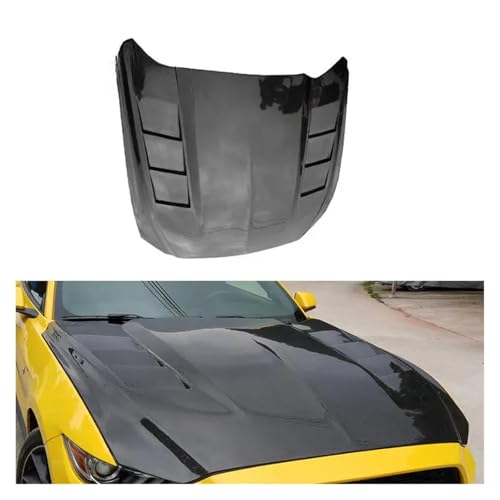 Capó delantero de fibra de carbono estilo 004 para Ford Mustang 2015-2017 4
