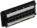 Hubbell Wiring Systems NSODM8 netSELECT Structured Wiring Powder Coated 18 Gauge Steel Category 5e Data Network Module, 8 Port, 6.47" Width x 2.95" Height, Black