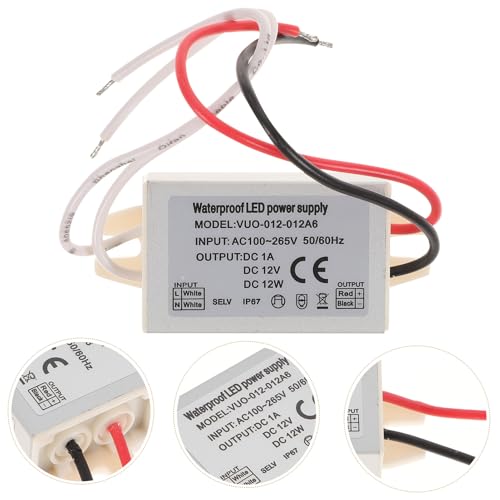 Housoutil 5 Unidades Motorista De Led Conversor De 120 Volts Para 12 Volts Adaptador Led Para Luzes