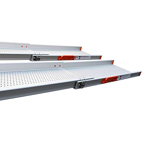 Rampe Teleskoprampe extrabreit Rollstuhlrampe 210cm E Rolli Elektro e-rollstuhl