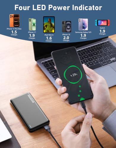 2-Pack Evopow 10000mAh Portable Charger Power Bank - image 7