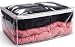 Heavy Duty Vinyl Blanket Storage Bag Jumbo Clothes Bag 11"x25"x21"