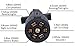 Leisure Cords Heavy Duty 7 Way Plug Inline Trailer Cord with Weatherproof Double Prongs Connector (4 Ft)