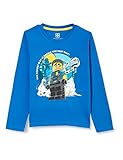 lego city bulldozer break in LEGO City Langarmshirt mit Rundhals aus weichem Rippenbündchen