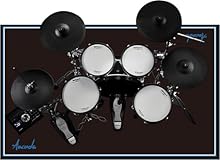 Protect Your Floor: Aucuda drum mats are durable and made of thick and tight woven fabric, that can prevent scratches to the floor from pedals and spurs, while reducing noise and maintaining maximum stability of your drum kits. Outstanding Sound Abso...
