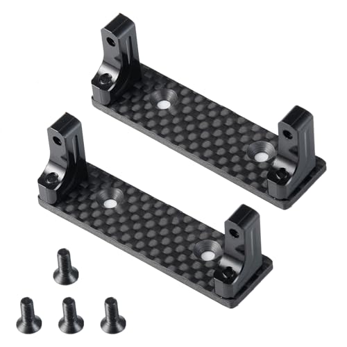 2-Pack Aluminum Alloy Servo Mounts Fixed Holder Bracket for 1/10 Axial Wraith 90048 RR10 RC Crawler Car