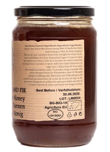 Raw Farm - Roher Bio-Kiefernhonig direkt vom Imker 900g