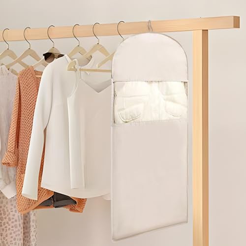 Sac de compression doudoune à fermeture éclair pour rangement de maison et voyage