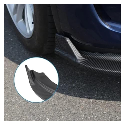 Alerón de labio delantero negro brillante premium para Tesla Model Y 2019-2024, kit de 3 piezas 5